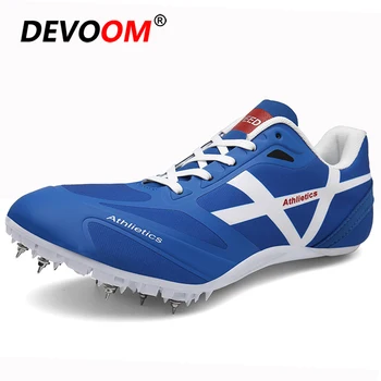 

Men Women Track and Field Shoes Mesh Breathable Boys Girls Athletics Spike Shoes Racing Sneakers Lightweight Trainers Sport Shoe