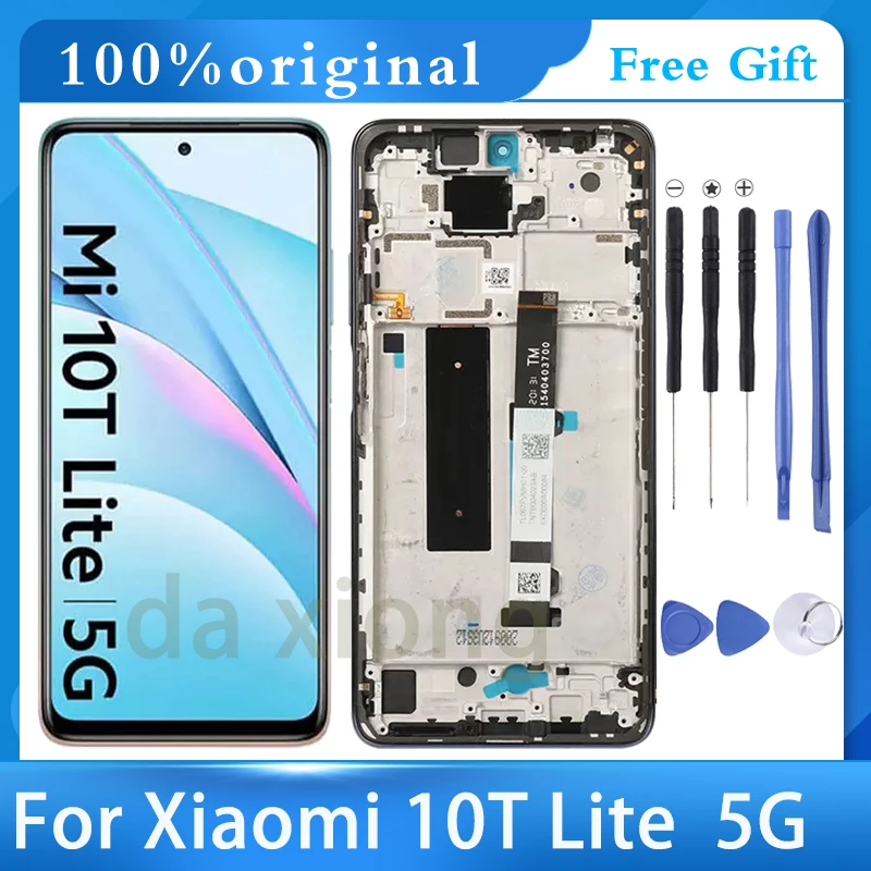 

6.67" Original Screen For Xiaomi Mi 10T Lite 5G LCD Display Touch Screen Digitizer Assembly Replacement For Mi10T Lite M2007J17G