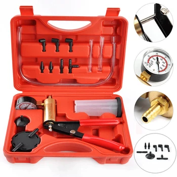 

New Hand Held Brake Bleeder Tester Set Bleed Kit Vacuum Pump Car Motorbike Bleeding