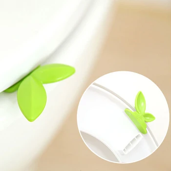 

Green Leaf Toilet Cover Handle Portable Flip Opener Toilet Seat Lifters Uncovering Lid Toilet Potty Ring Handle Bathroom Gadget