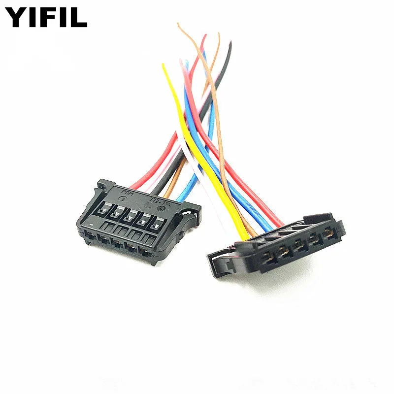 5 Pin/Way Taillight Connector Plug With Wire Cable Pigtail Repair kit For MercedesBenz B160