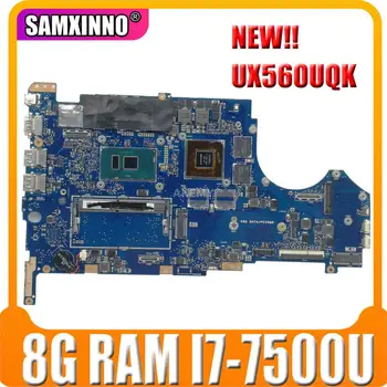 شراءUX560UX اللوحة الأم لأجهزة الكمبيوتر المحمول For Asus ZenBook Flip UX560UQK UX560UQ Q524UQ اللوحة الرئيسية الأصلية 8GB-RAM I7-7500U GT940M