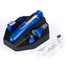 Для мужчин многофункциональная электрическая бритва зарядка через usb 5-в-одном для носа волос триммер Стрижка брови обрезки устройство для формирования