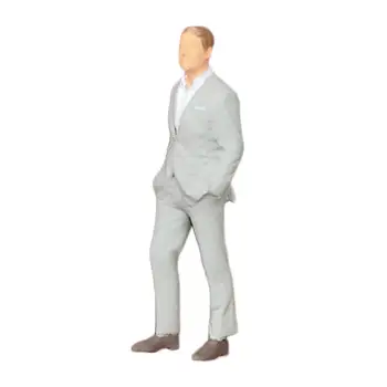 

1/64 Miniatures Satchel Woman Gentleman Diorama Figures Accessories Sand Table Model Action Decoration Sand Figures Table S R3K7