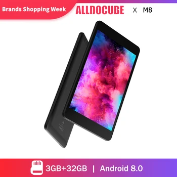

2020 ALLDOCUBE M8 4G Phone Call Tablet 8 inch IPS Display MTK X27 Deca Core 3GB RAM 32GB ROM Android 8.0 Dual Camera GPS Wifi