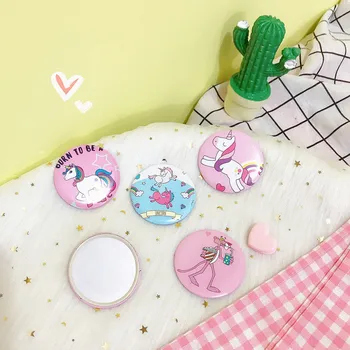 

Pocket Mirror Makeup Compact Hand Mirror Small Mirror Portable Mirror Compact Cosmetic espejo de maquillaje miroir de poche