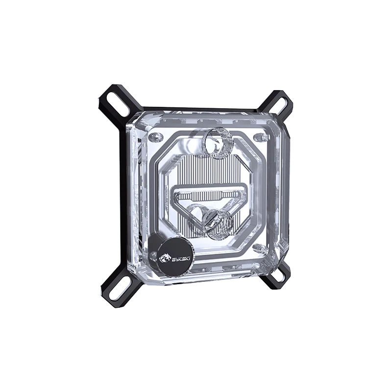 Bykski Cpu-xpr-c-i Processador Cpu Bloco de Água Refrigerador do Dissipador Calor para Intel i7 Lga 115x2011 2066 Acrílico Transparente Rgb 12v 5v - Imagem 4