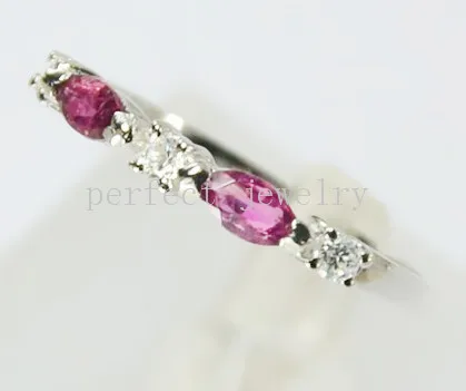 Натуральный настоящий сапфир или Турмалин листья кольцо 925 серебро 0.15ct* 2 шт драгоценный камень C912123
