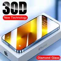 Funda completa de vidrio templado 30D para iphone, Protector de pantalla para iphone 13, 12, 11 Pro, XS, Max, X, XR, 7, 8 Plus, 13, Mini vidrio Protector