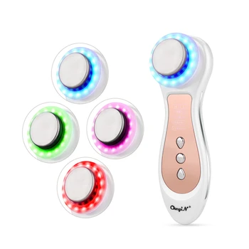 

EMS LED Photon Light Facial Beauty Machine Ultrasonic Face Lifting Skin Rejuvenation Eye Massager Cleaner Skin Care Tools 45