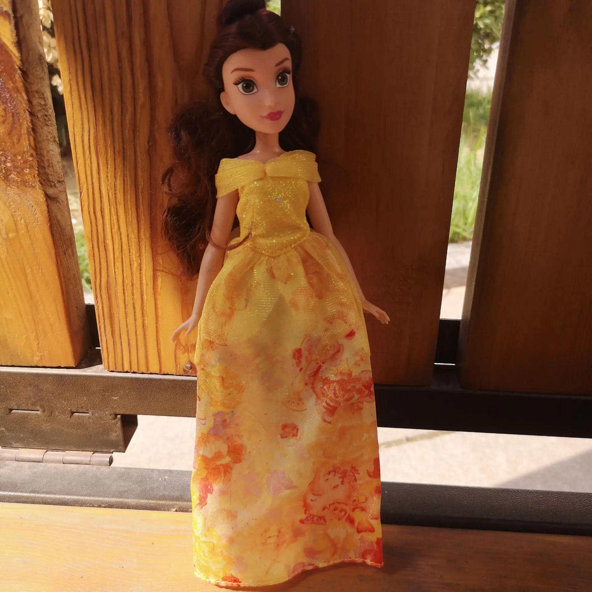 Disney Princess Royal Shimmer 1" куклы Аврора/Золушка/Мулан/Жасмин/Мерида/Тиана/Ариэль/Pocahontas/Белль/Эльза/Рапунцель без коробки - Цвет: Многоцветный