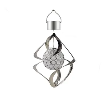 

Solar Wind-Turning Lights Led Colorful Decorative Lights Solar Wind Chime Lights Intelligent Light Control Ready To Use