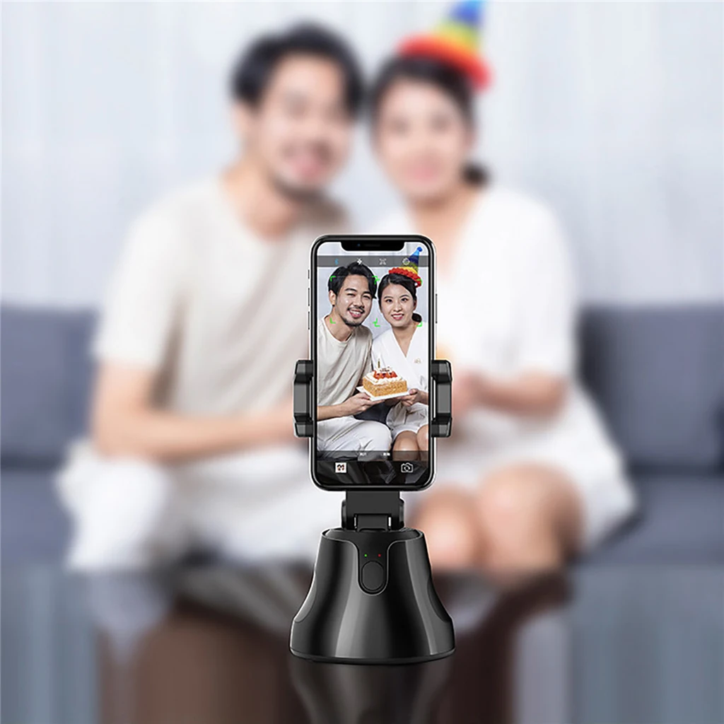 Portable All-in-one Auto Smart Shooting Selfie Stick 360 Rotation Auto Face Tracking Object Tracking vlog Camera Phone Holder