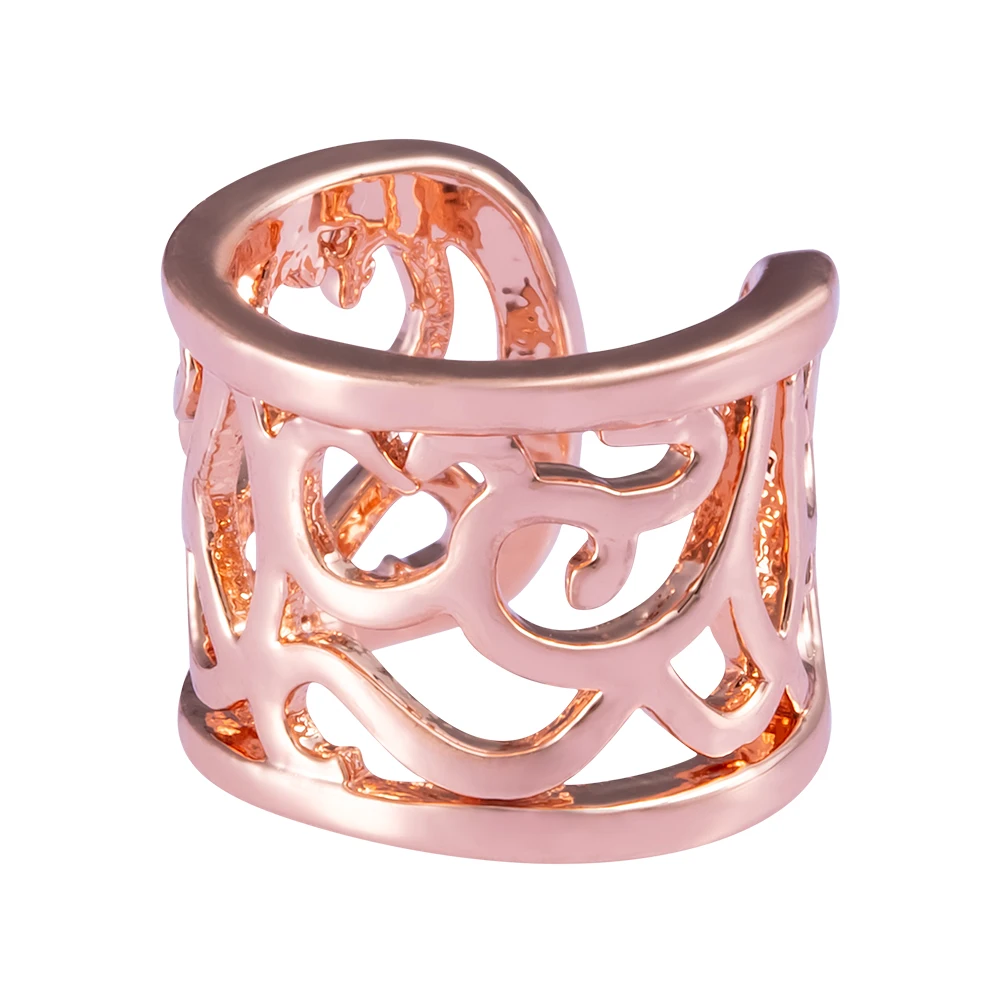 rose gold 1 шт. медные серьги клипсы манжеты для ушей женские Клипсы Серьги манжеты для ушей манекен пирсинг клипсы для ушей без проколов ювелирные изделия - Окраска металла: rose gold