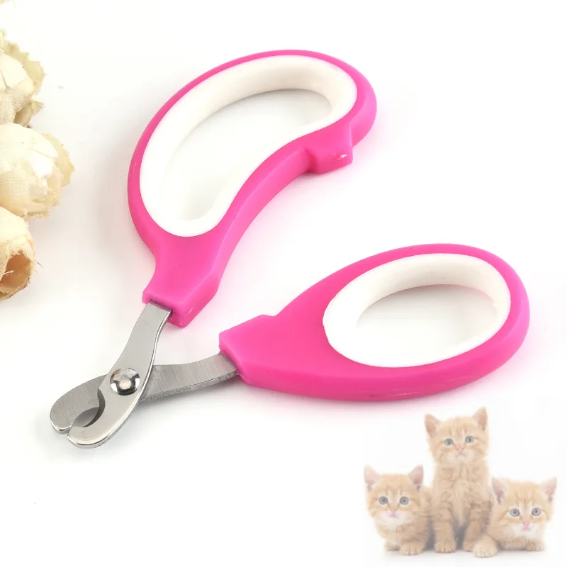 Tijeras para cortar uñas de mascotas, para perros y gatos, Tijeras para uñas del pie, recortador, herramientas de aseo, suministros para mascotas de Color aleatorio, 1 Uds.