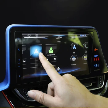 

Car GPS Navigation Tempered Glass Protector Film Accessories For Toyota C-HR CHR C HR 2016 2017 2018 Screen scratch Protective