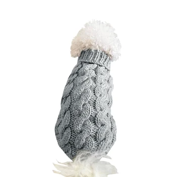 

Winter Dog Sweater Costumes Knitted Jumper Jumpsuit Warm Puppy Pet Clothes Costume for Small Medium Puppy Pet Supplies #1