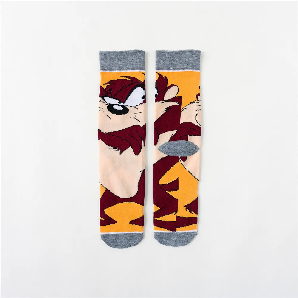 1 Pair funny animal unisex socks Casual Cartoon Cat socks Marvel socks Iron Man Captain America men socks Happy Funny women Sock - Цвет: 5