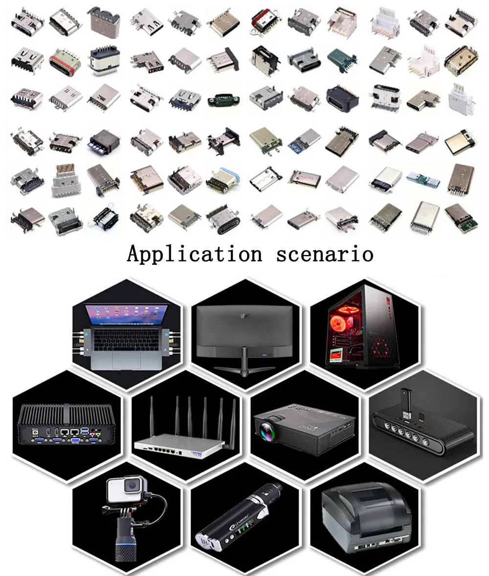 10 /Iot 16Pin   SMT  Ŀ ũ USB  C 3.1  SMD DIP PCB  DIY  