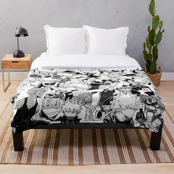 

Katsuki Bakugo Throw Blanket Soft Sherpa Blanket Bed Sheet Single Knee Blanket Office Nap Blanket