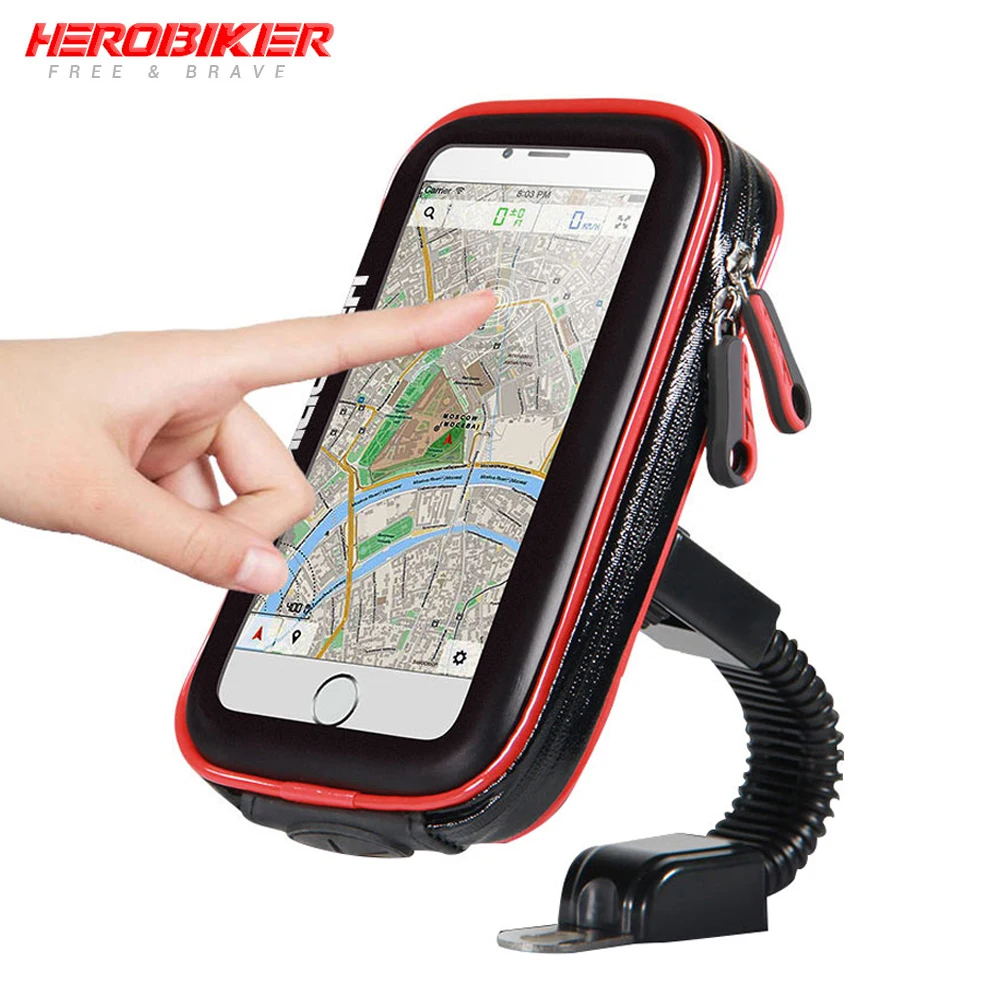 Держатель для мобильного телефона HEROBIKER мотоциклетный велосипедный кронштейн
