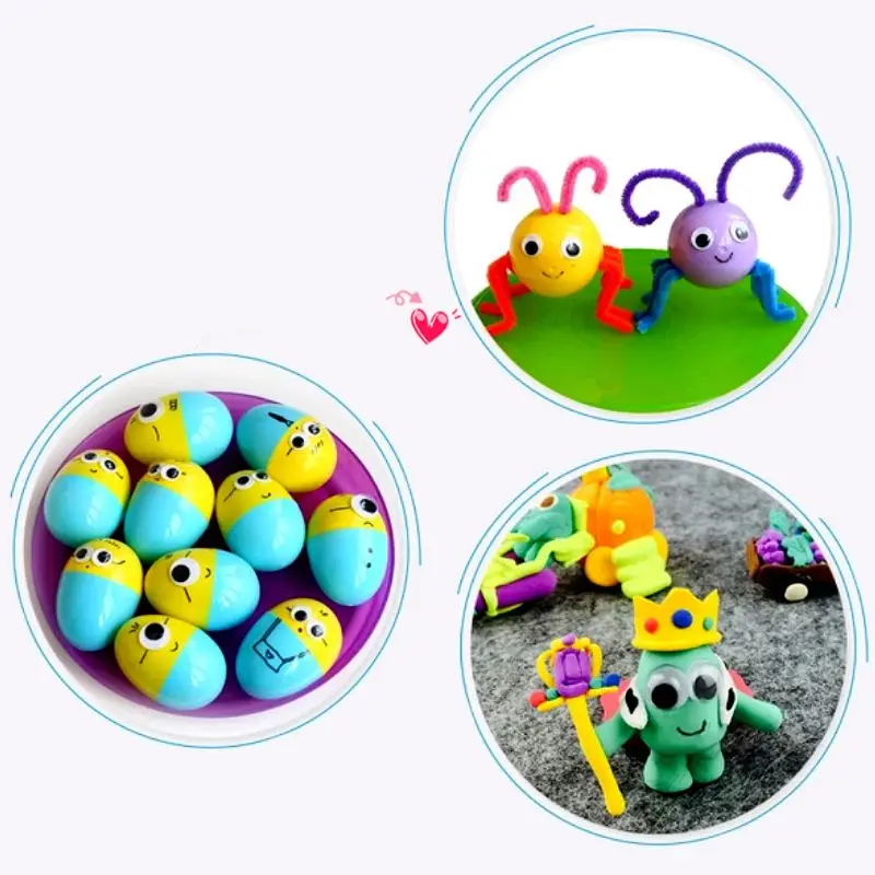 

140Pcs DIY Doll Puppet Plastic Eyes Nose Mouth Safety Washers Pads For Handmade Plush Anime Doll Girl Craft Children Kids Toy