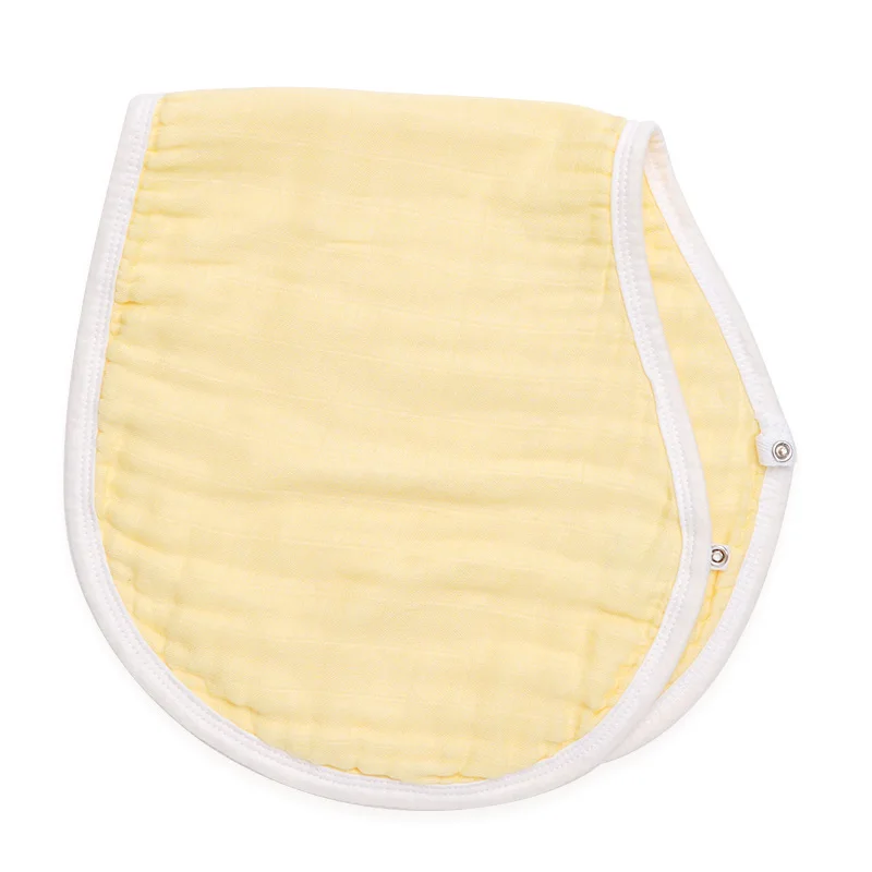 Новая однотонная детская отрыжка, водостойкие нагрудники для кормления, Слюнявчики для новорожденных, полотенце для слюнявчиков, Детские фартуки, бандана, Baberos Bebe - Цвет: yellow