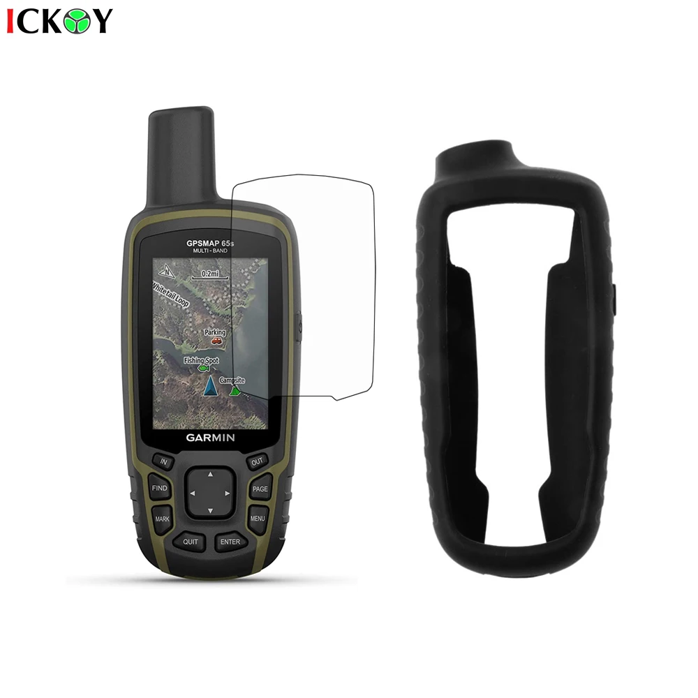 Silicon Protect Case + Screen Protector Shield Film For Hiking Handheld
