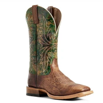 

Men New Fashion Pu Leather Boots Western Boots Male Casual Vintage Classic Slip-on Winter Stylish Cowboy Boots Zapatos HB094