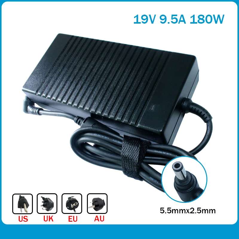 19,5 V 9.2A 180W адаптер переменного тока питания для ноутбука Зарядное устройство MSI GT70 2OC-059US GX70 3CC-097AU GT60 2PE-1055CN ADP-180NB BC5.5x2.5mm