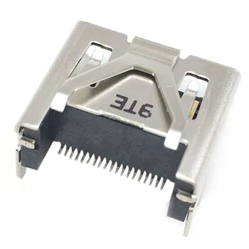 

10 Pieces HDMI Port Socket for PS4 Slim, Replacement HDMI Port Repair Kit for PS4 Slim