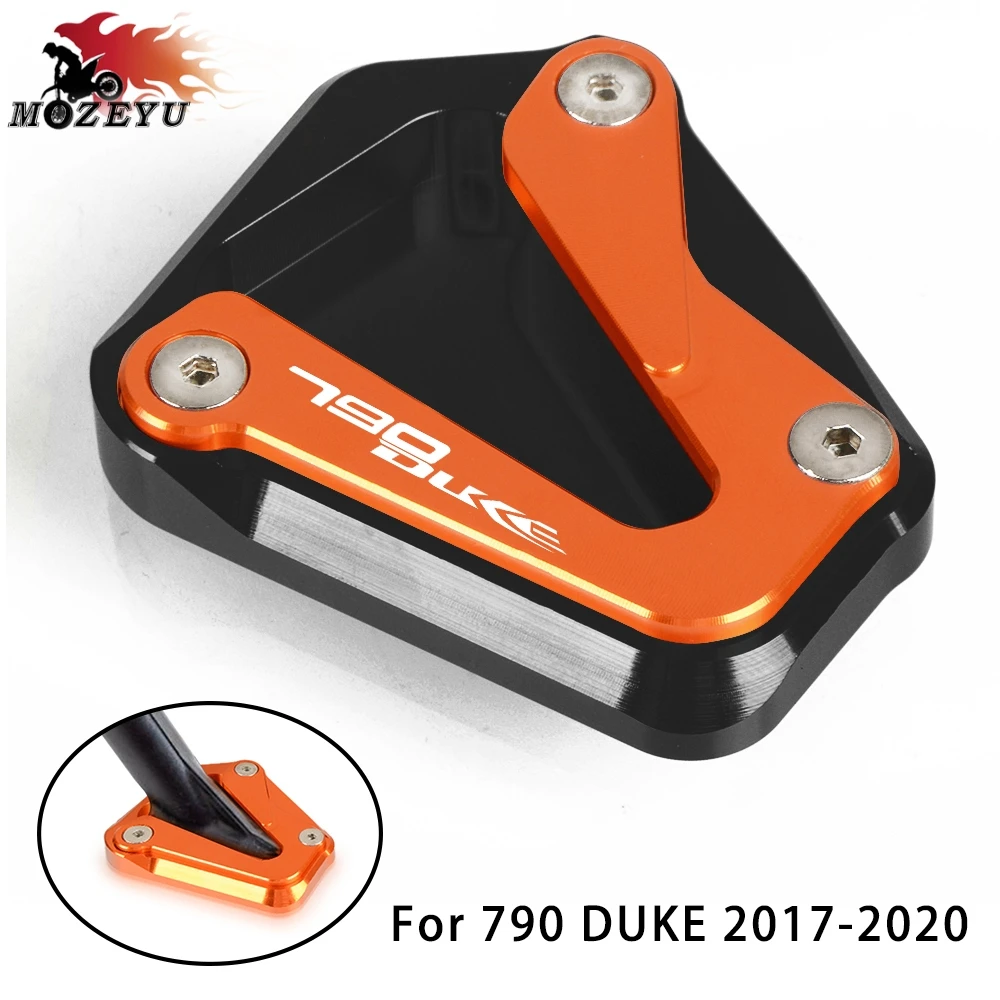 Мотоцикл с ЧПУ подставки подножка сбоку Pad расширение для KTM 790DUKE 790 боковина расширитель Запчасти