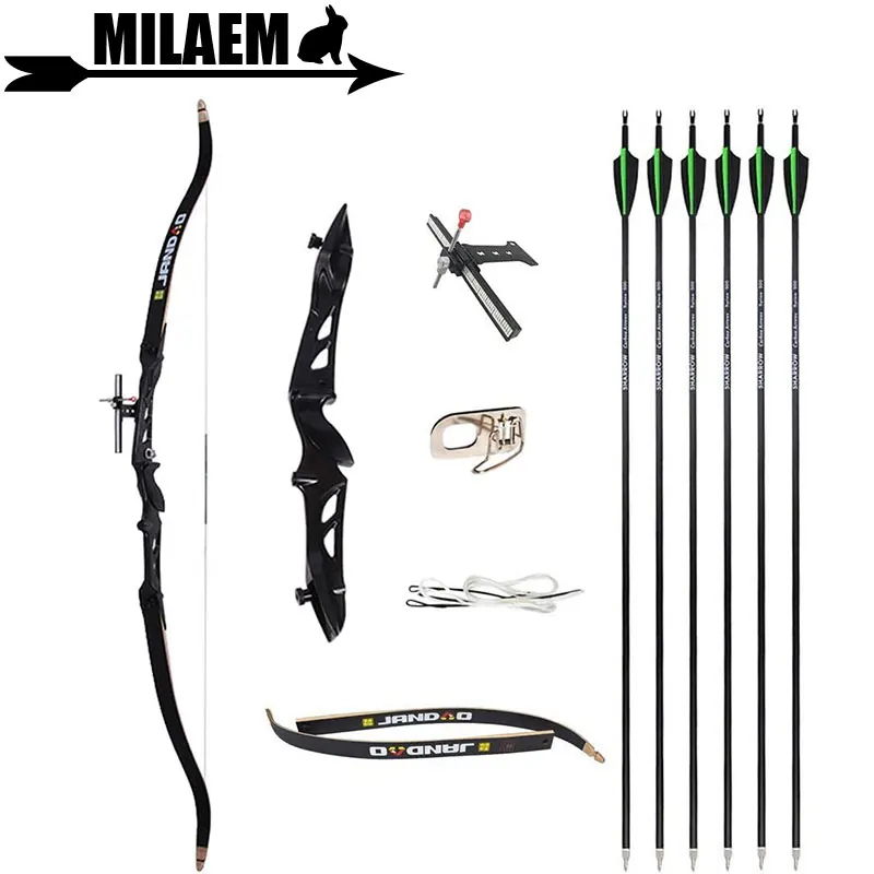 

16-40lbs Archery Takedown Recurve Bow And Arrow Set 66/68/70inch Hunting Competitive Bow Target Practice Shooting Accessories