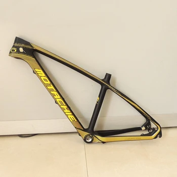 

Super light carbon frame full carbon MTB frame cycling frame 27.5*17 inch bicycle frames compatible 26er only 1.2 kg