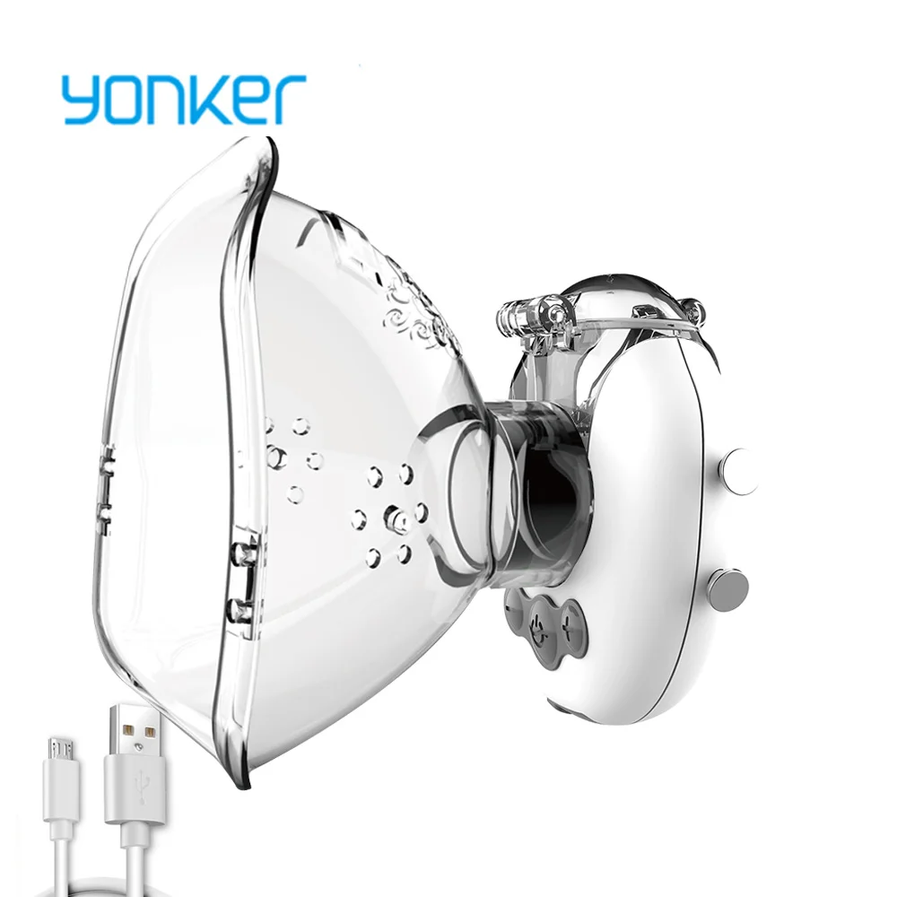 Limited  Yonker Medical Nebulizer Handheld Asthma Inhaler Atomizer for children health care usb rechargeable