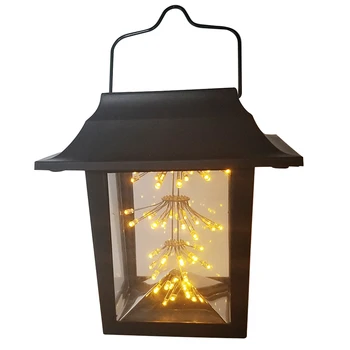 

Outdoor Home Candle Lawn Star Sky Hanging LED Lamp Yard Night Solar Powered Wind Light Garden Practical Decorative