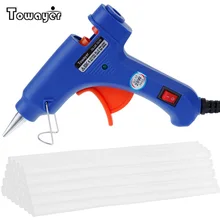 Glue-Gun Guns Electric Hot-Melt Heat-Temperature-Tool Industrial 20W with Mini 7--100mm-Sticks