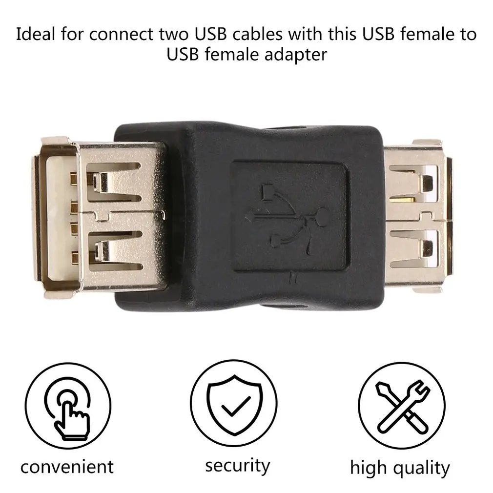 USB 2 0 Тип A мама к гнезду соединитель адаптера F/F конвертер|Соединители| |