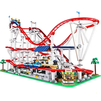 

Technic brick parts Lepining 15039 Roller Coaster Set Building Blocks creator expert Educational Toys Birthday christmas Gifts