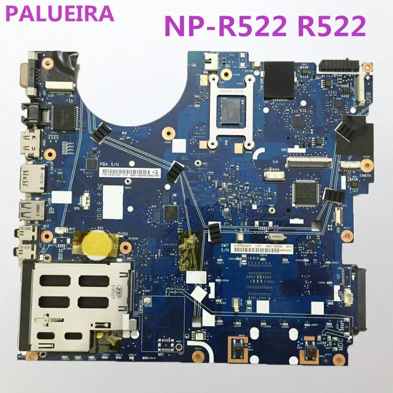 PALUBEIRA BA92-05711A BA92-05711B материнская плата для ноутбука samsung NP-R522 R522 DDR2 основная плата протестирована полностью