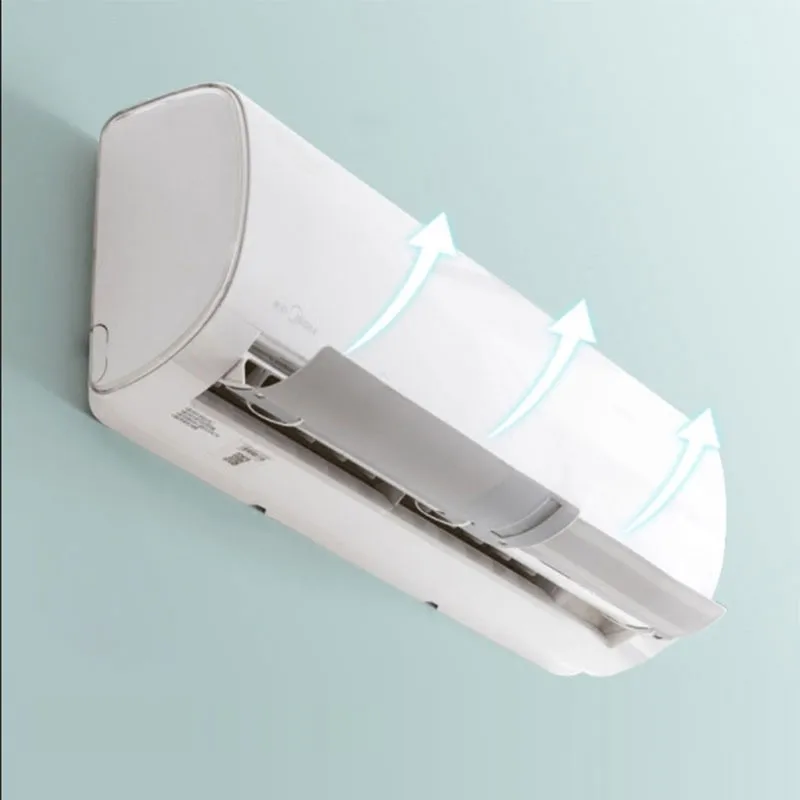 Duokon Anti-Wind Shield Air Conditioning Wind Shield Retractable Windshield Air Conditioning Deflector White 