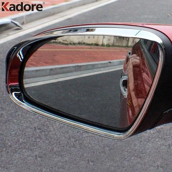 

Rearview Mirror Rain Shield Sun Visor Shade Cover Trim For Hyundai Kona Encino Kauai SUV 2017 2018 2019 2020 Chrome Car Styling