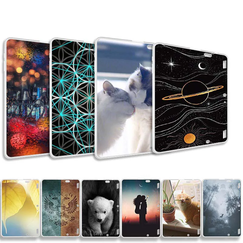 

3D DIY Painted Case For Amazon Fire HD 8 2020 10th Gen 8.0" Silicone TPU For Amazon Fire HD8 10th Generation Cute Tablet Coques