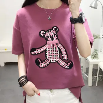 

2020 tshirt women t shirt friends new hot style letter friends blue print short sleeve t-shirts Europe