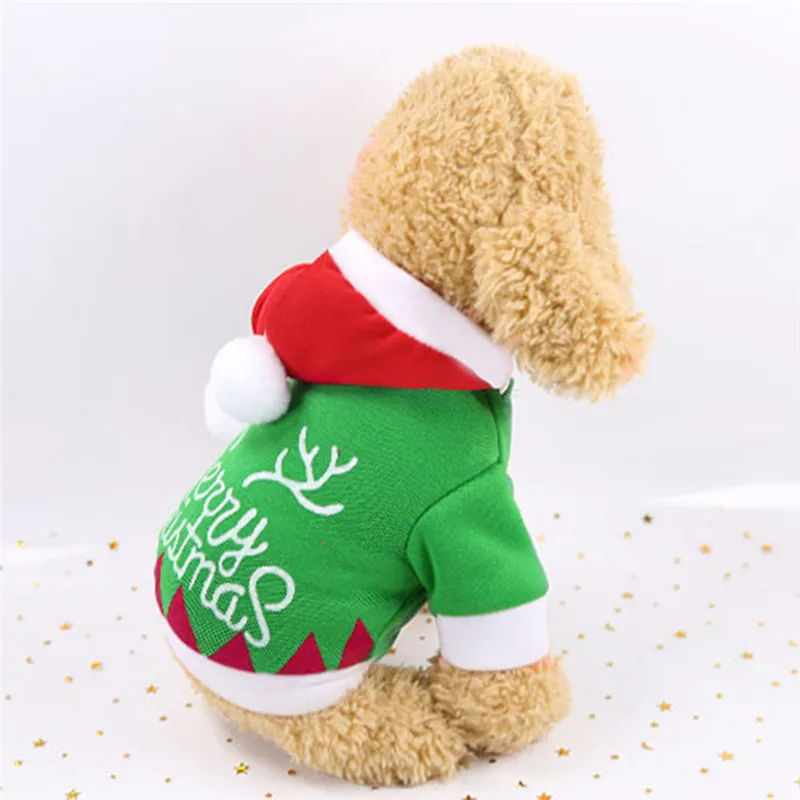 Одежда для щенка, платье для собаки, рождественское зимнее теплое плотное платье, одежда, Рождественская Фестивальная одежда, vestido perro@ 5
