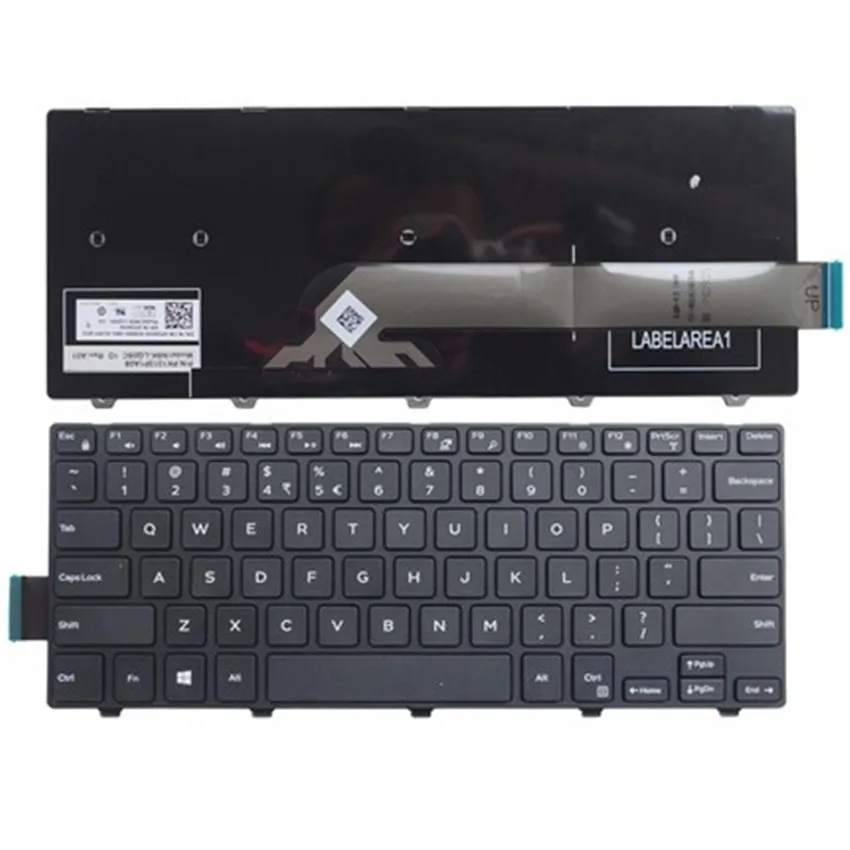 

New US Black Keyboard for Dell Vostro 14 3445 3446 3449 3458 3459 3468 No Backlit