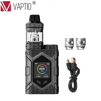 

【UK SHIPPING】E Cigarette Vape Vaptio Wall Crawler Kit 80w & 2.0ml/5.0ml atomizer fit 510 thread vape kit smoking dropshipping