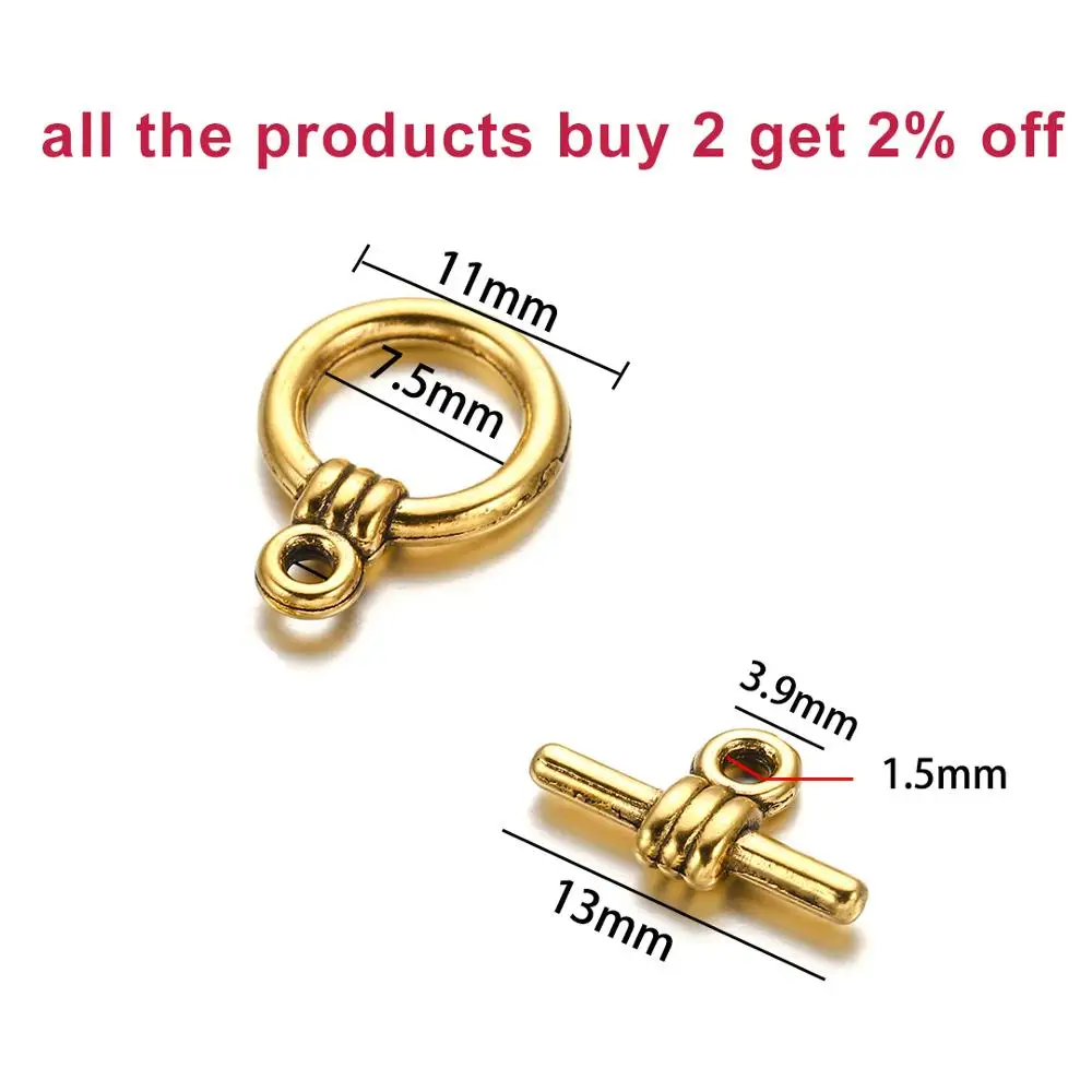 Shop NBEADS 100 Sets Screw Twist Clasps for Jewelry Making