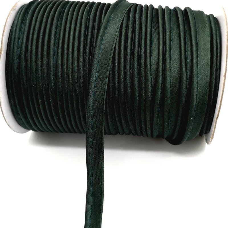 5 ярдов край швейная лента шнур веревка для простыней диван шторы шляпы одежда различные ткани шитье DIY - Цвет: Dark Green