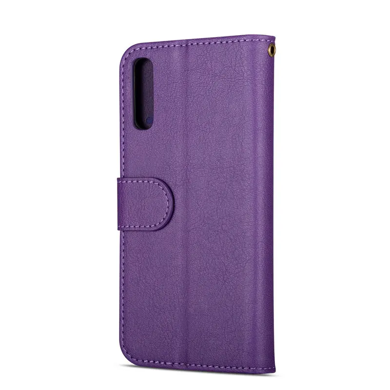 Роскошный кожаный флип чехол для Samsung A71 A51 A50 A50S A30s A20e A10s бумажник Galaxy A 70 71 51 50